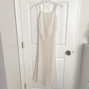 NWT J.Crew 100% silk ivory midi dress 4
